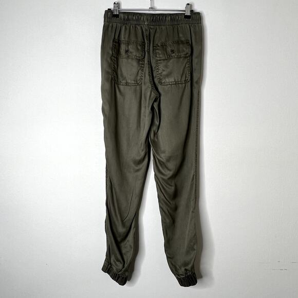 C & C California 100% Lyocell Pull On Jogger Pants Green Womens XS - Picture 5 of 9